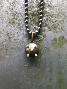 Brass Dome Necklace